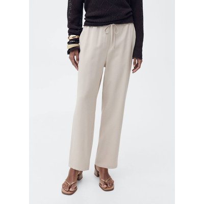 Pantalon fluide taille élastique MANGO