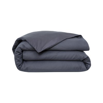 Housse de couette en satin de coton blanc, LOFT BOSS HOME