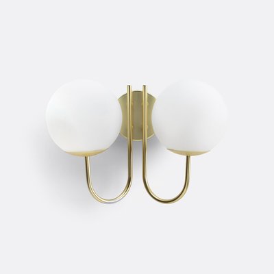 Applique ottone e vetro opalino Moricio LA REDOUTE INTERIEURS