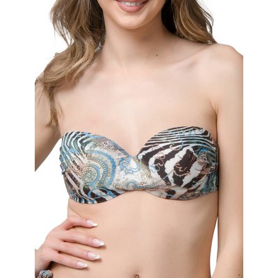 Haut maillot SÉDUCTION bain bandeau préformé Casablanca LUNA SPLENDIDA