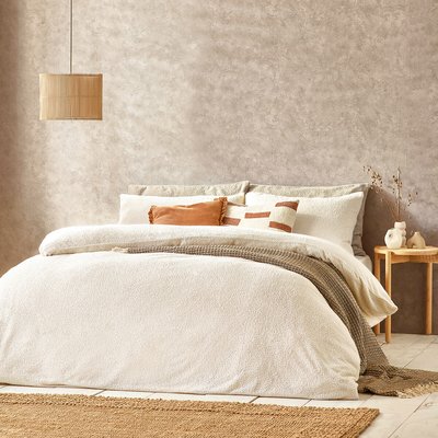 Boucle Textured Duvet Cover and Pillowcase Set YARD
