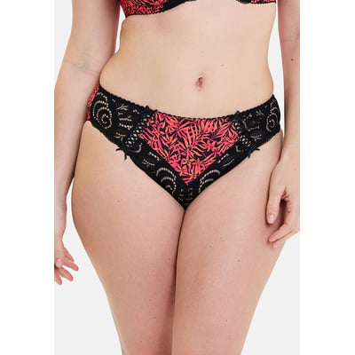 Slip dentelle et microfibre Amelie Print SANS COMPLEXE