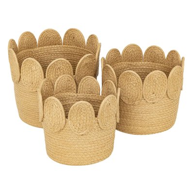 Ensemble de 3 paniers ronds ATMOSPHERA