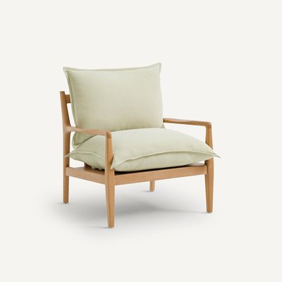 Fauteuil tissu coton/lin, Dilma AM.PM