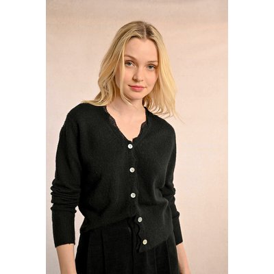 Gilet court noir La Redoute