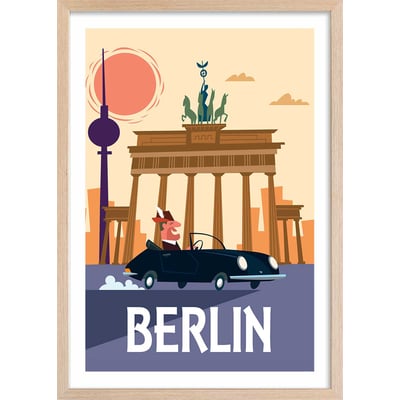 Affiche Un Week End à Berlin HEXOA