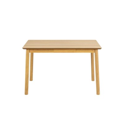 Table de salle à manger en bois naturel 4 places L120 - IZIA HELLIN, DEPUIS 1862