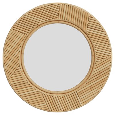 Miroir rond en rotin D40,5 cm - LAPTA RENDEZ-VOUS DÉCO