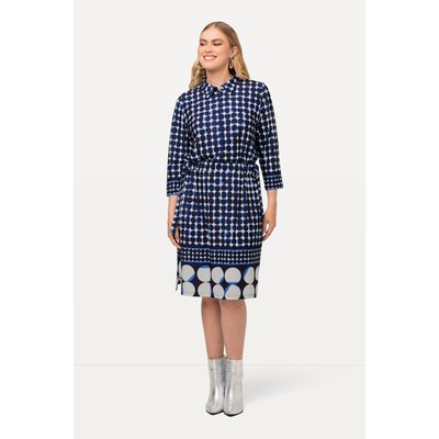 Robe midi à col chemise et manches 3/4 ULLA POPKEN