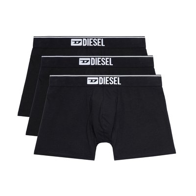 Pack of 3 Hipsters in Plain Cotton DIESEL
