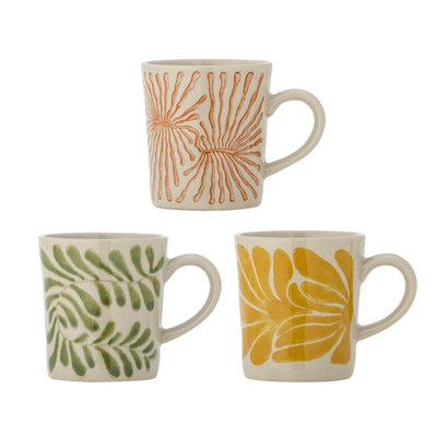 Mugs grès  Fauni set de 3 BLOOMINGVILLE