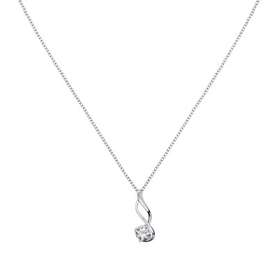 Collier en argent 925 et oxyde de zirconium CLEOR