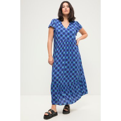 Robe maxi coupe trapèze à imprimé all-over. STUDIO UNTOLD
