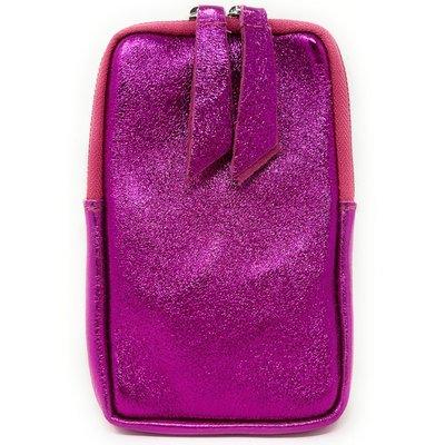 Pochette bandoulière en cuir irisé LOUVRE OH MY BAG