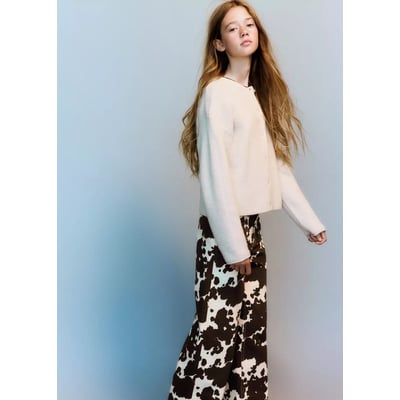 Cardigan en grosse maille côtelée MANGO KIDS