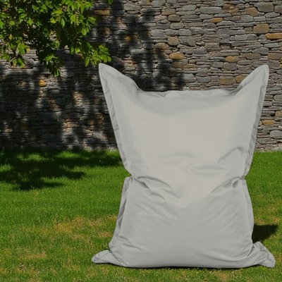 Pouf XXL extérieur gris 180 cm ARTA PIER IMPORT