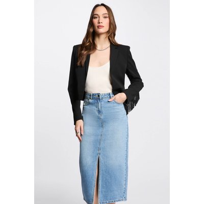 Blazer avec franges MORGAN
