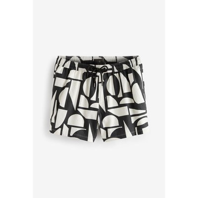Short de bain en crépon coupe classique NEXT