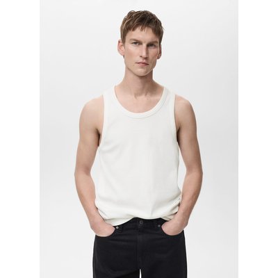 Débardeur côtelé slim fit MANGO MAN
