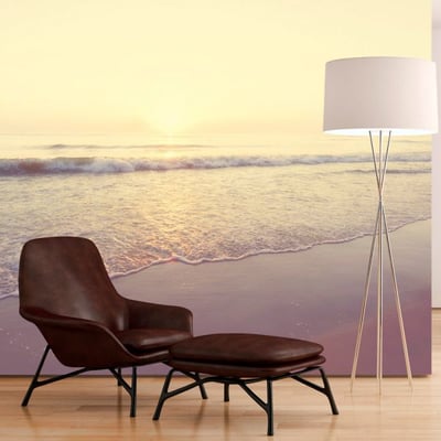 Papier peint intissé panoramique Paysage Morning on the Beach EDEN