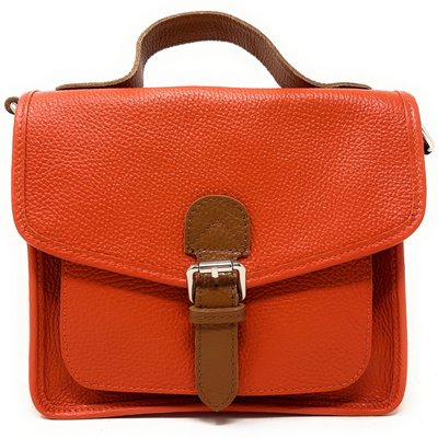 Sac bandoulière cartable en cuir grainé CALVI OH MY BAG