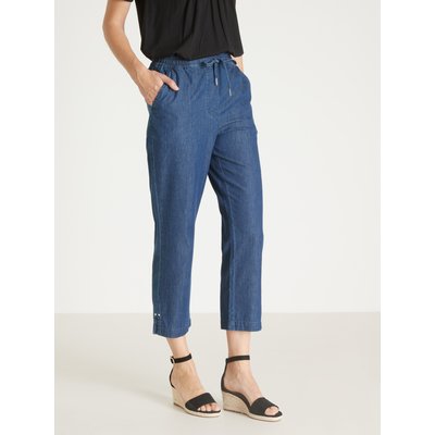 Pantacourt chambray élastiqué DAXON