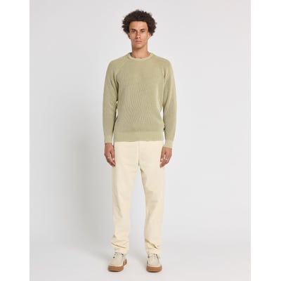 PANTALON LOOSE VELOURS CREAM PULLIN