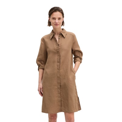 Robe en lin loose avec fermeture éclair sans couture MARC O'POLO