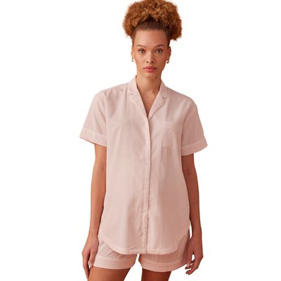 Pyjama court rayé grossesse en sersucker ENVIE DE FRAISE