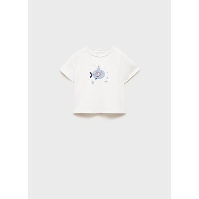 T-shirt en coton imprimé MANGO BABY