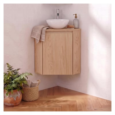 Meuble lave-mains d'angle avec vasque SORRENTO MOB IN