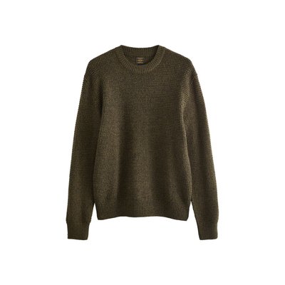 Pull coupe classique en maille gaufrée NEXT