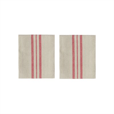 Serviette de table Lot de 2 en coton Living OYOY LIVING DESIGN