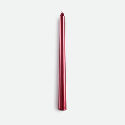 Confezione da 12 candele lisce, altezza 25 cm, CASPAR LA REDOUTE INTERIEURS