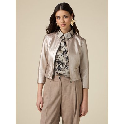 Veste boléro en tissu métallisé OLTRE