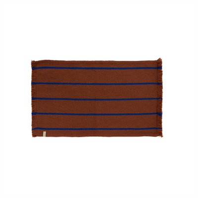 Tapis de bain en polyester recyclé à rayures OYOY LIVING DESIGN