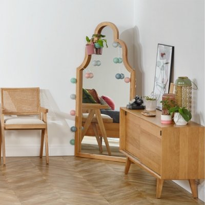 Miroir 165x80 cadre en chêne MANOSQUE ROBIN DES BOIS