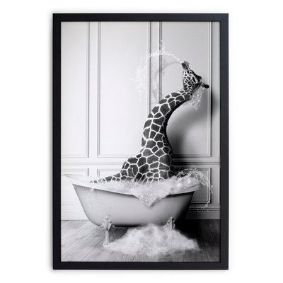 Tableau avec cadre Girafe BAIN REALLY NICE THINGS