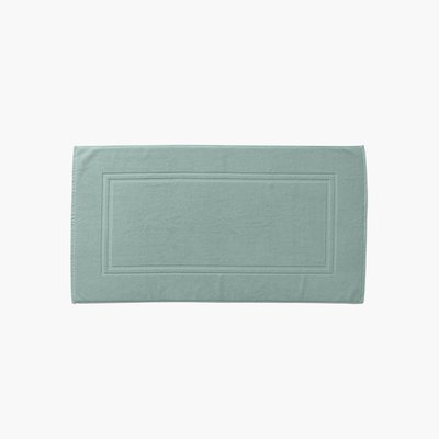 Tapis de bain coton LOLA II CARRE BLANC