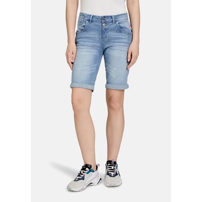 Shorts en jean à broderies CARTOON