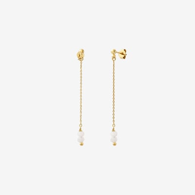 Boucles d'oreilles venus nacre blanche CAROLINE NAJMAN