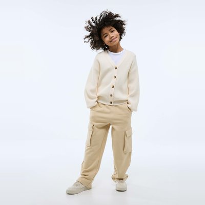 Jogging cargo large en molleton uni en coton BIO GOTS MONOPRIX