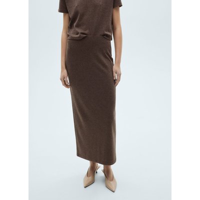 Jupe fendue maille MANGO