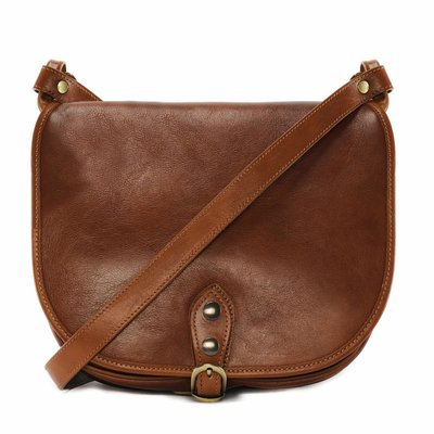 Sac bandoulière en cuir italien lisse VERLAINE OH MY BAG