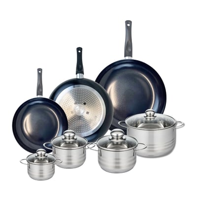 3 poêles 24/28/32cm + 4 faitouts 12/14/16/20cm PRIMA BRILLANT ELO