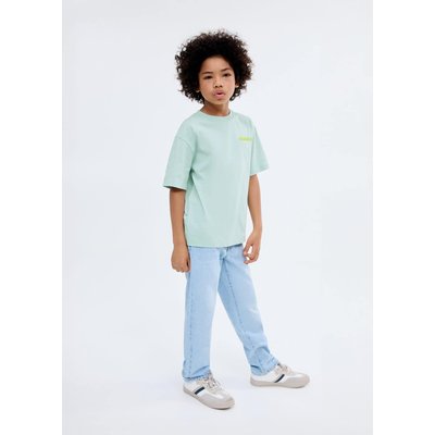 T-shirt imprimé lettres en relief MANGO KIDS