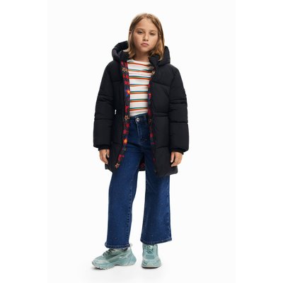 Manteau long avec grande capuche et poches DESIGUAL