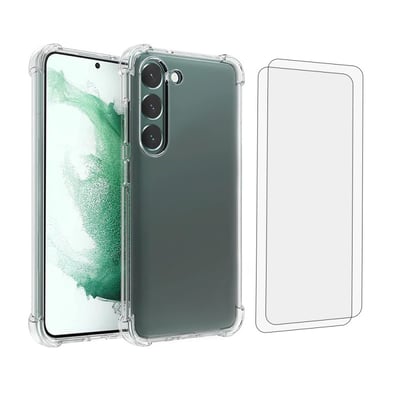 Coque Galaxy S23 Plus antichoc + 2 vitres EVETANE