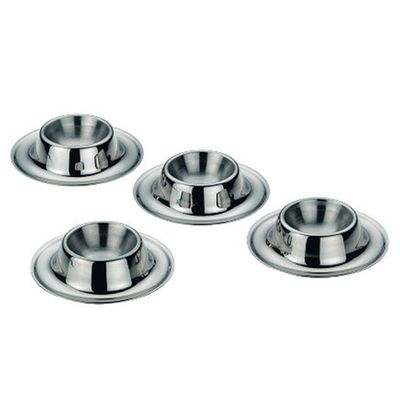 2 coquetiers et 2 cuillères en inox