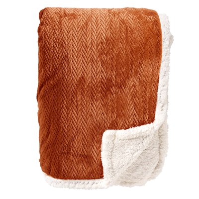 Plaid Bobby - Orange, 150x200 cm DUTCH DECOR